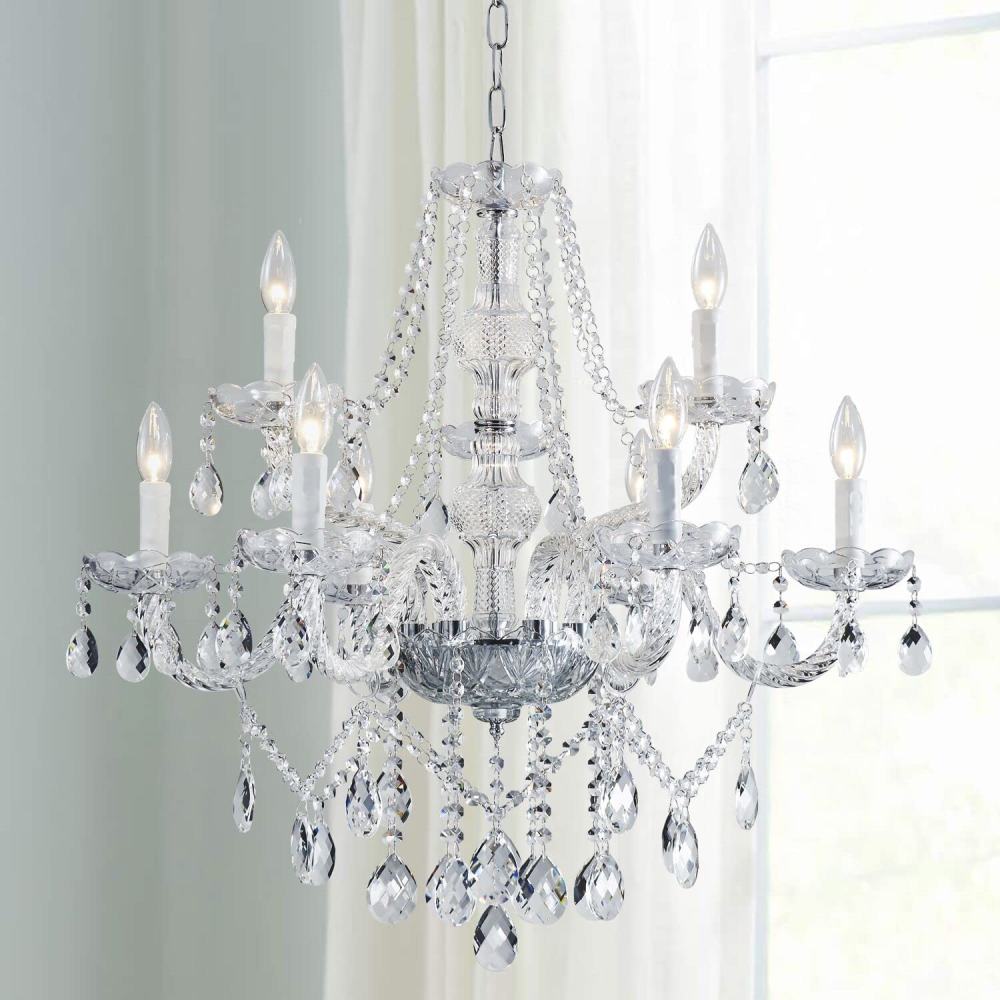 Classic Crystal Glass Chandelier: image 3