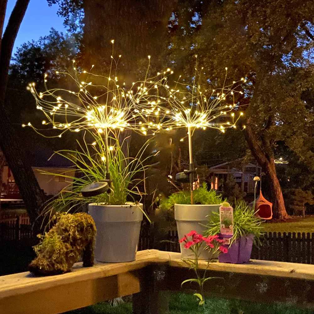 Solar Firework Lights, Pack of 2: image 4